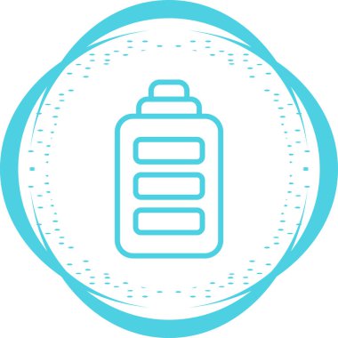 pil ağ simgesi, basit vektör illüstrasyonu