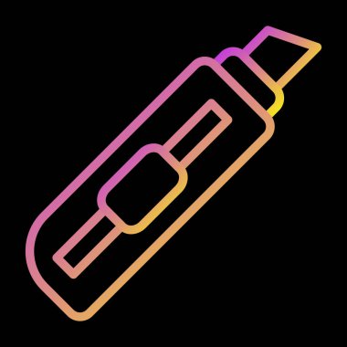 Bıçak. Web simgesi basit illüstrasyon