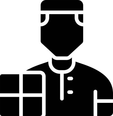 User icon, vector illustration simple design