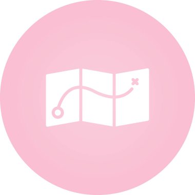 harita konumu ince çizgi vektör simgesi 