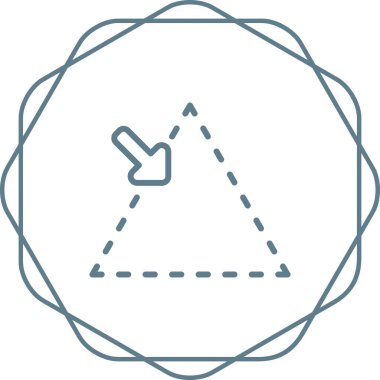 Simge, vektör illüstrasyonu basit tasarımı seç