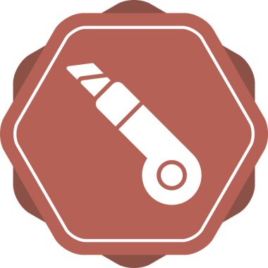 Cıvata kesici. modern simge web basit illüstrasyon