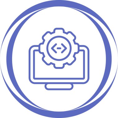 bilgisayar yazılım simgesi, vektör illüstrasyonu