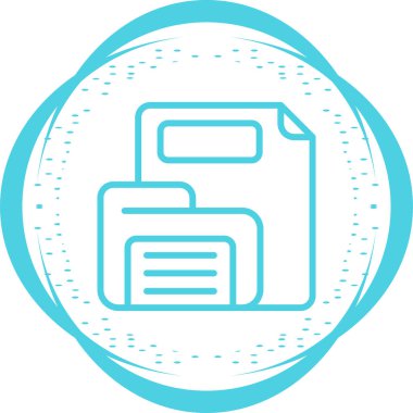 dizin simgesi, vektör illüstrasyonu basit tasarım