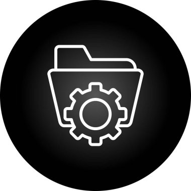 dizin simgesi, vektör illüstrasyonu basit tasarım