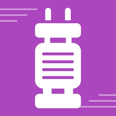 Kapasitör web simgesinin vektör illüstrasyonu