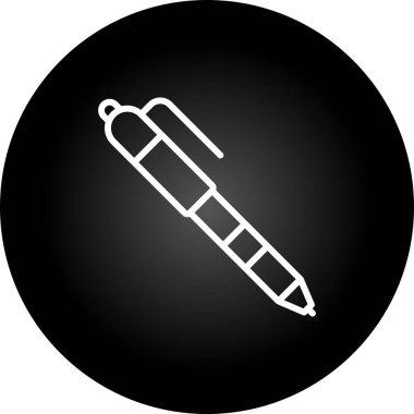 kalem simgesinin vektör illüstrasyonu 