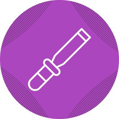 Keski simgesi, vektör illüstrasyonu basit tasarım