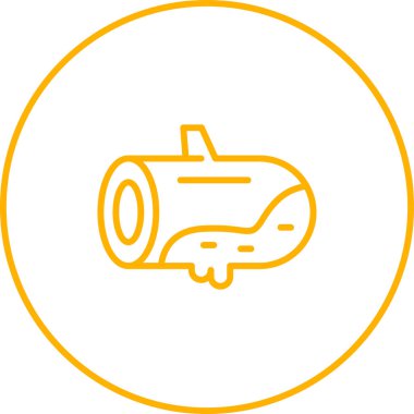 log with yosun, web simgesi vektör illüstrasyonu 