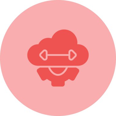  Elastisite Web simgesi vektör illüstrasyonu 