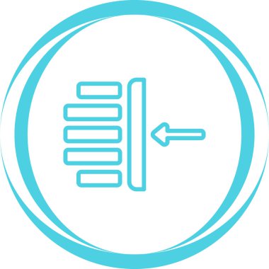 margin web simgesi, vektör illüstrasyon tasarımı 