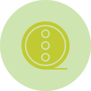 Film makarası web simgesi, basit vektör illüstrasyonu