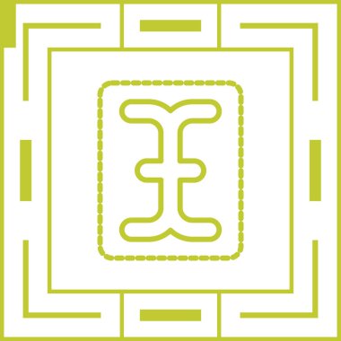 Tip simgesinin basit web illüstrasyonu