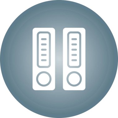 Depolama web simgesi, basit vektör illüstrasyonuName 