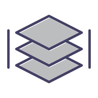 Katman simgesinin web illüstrasyonu