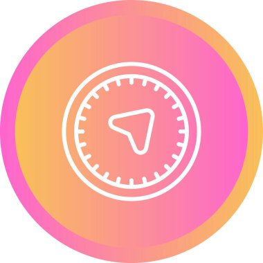 Doğu web simgesinin vektör illüstrasyonu