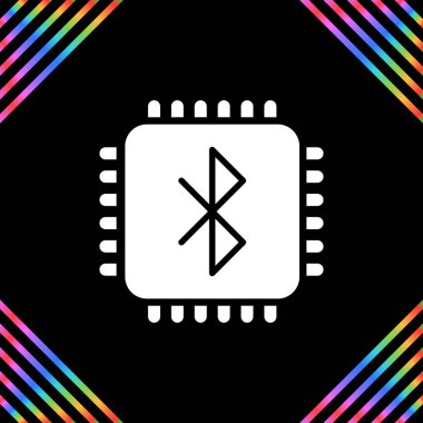 bluetooth web simge vektör çizim