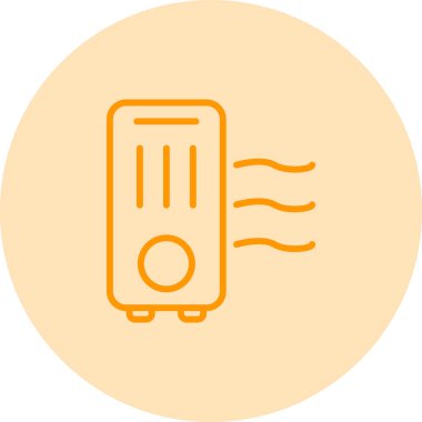 vector illustration of modern Air Purifier icon   