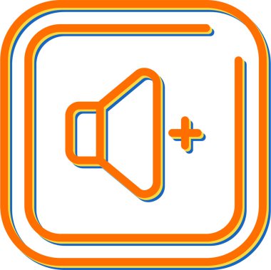 Ses hoparlörü web illüstrasyonu