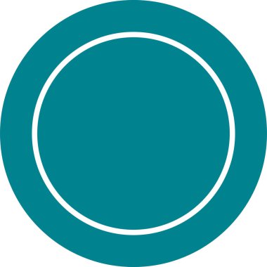 Haşlanmış yumurta ağı simgesi, basit vektör illüstrasyonu