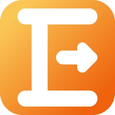 Slayt Kuralı modern simgesinin vektör illüstrasyonu