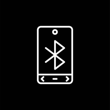 bluetooth web simge vektör çizim