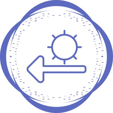 güneş web simgesi basit tasarım 