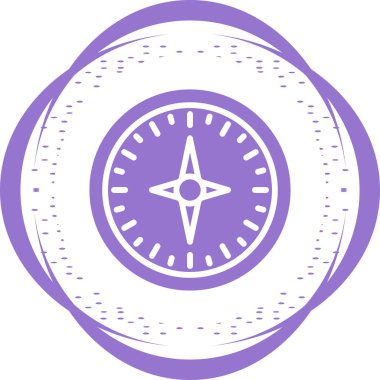 pusula simgesi web basit illüstrasyon