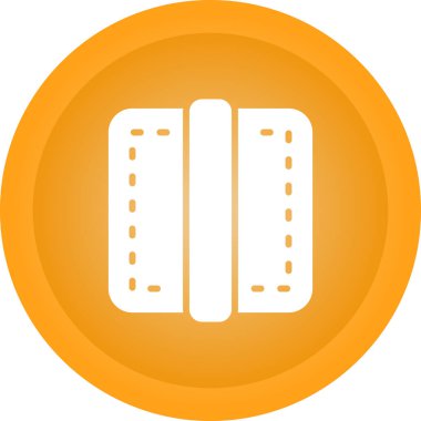 Web tasarımı için kenar simgesi, ayırıcı satır vektör işareti 