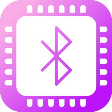 bluetooth web simge vektör çizim