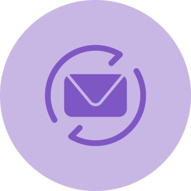 Yanıt, e- posta ileti vektör simgesi 