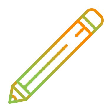 Kalem. Web simgesi basit illüstrasyon 