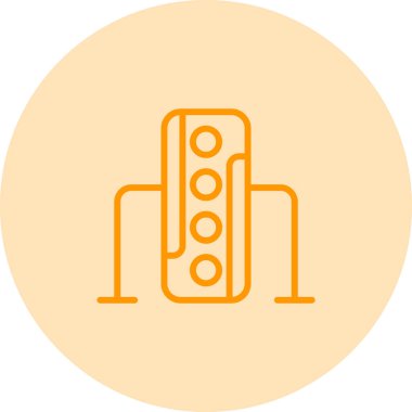 İstemci Sunucu Web simgesi vektör çizimi