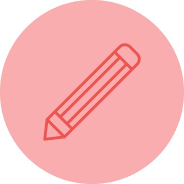 Kalem. Web simgesi basit illüstrasyon 