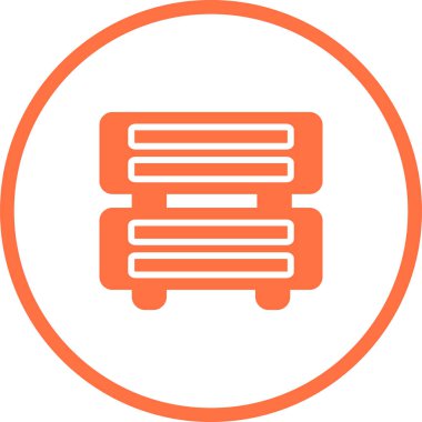 Sunucu web simgesi, vektör çizim