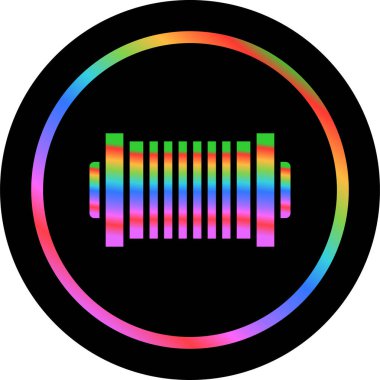 Kablo Spool Roller ikon vektör çizimi 