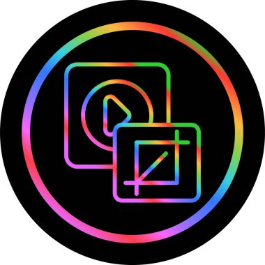 Ekin. Web simgesi basit illüstrasyon