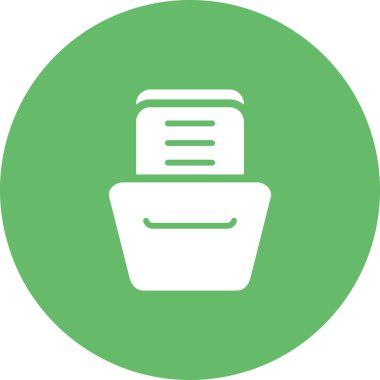 Depolama web simgesi, basit vektör illüstrasyonuName 