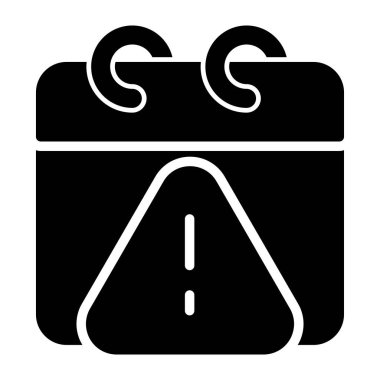 Takvim ve zamanlama simgesi satır biçimi