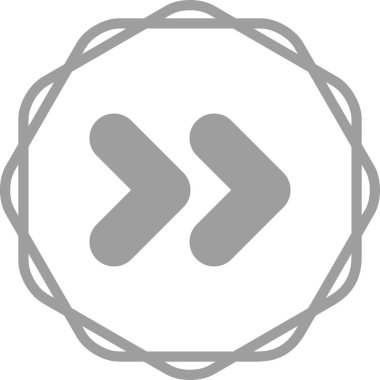 ok simgesi, vektör illüstrasyonu 