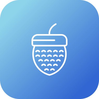 Meşe Ağları simgesinin vektör illüstrasyonu