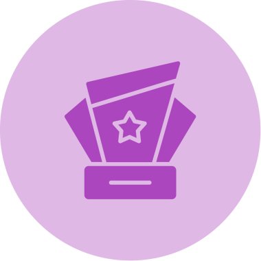 ödül simgesi web basit illüstrasyon