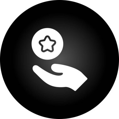 Yıldız. Web simgesi basit illüstrasyon