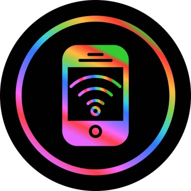 Kablosuz Bağlantı, Wi-Fi sinyal vektör simgesi