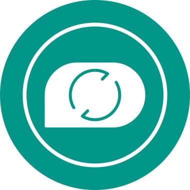 Yenile. Web simgesi basit illüstrasyon