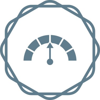 Ölçü simgesinin vektör illüstrasyonu