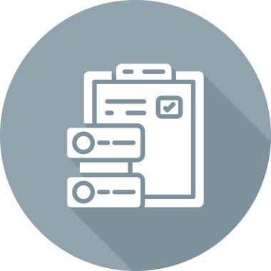 Veri simgesinin vektör illüstrasyonu