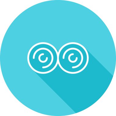 Hay Bales Web simgesi vektör illüstrasyonu 