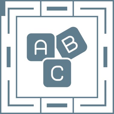 Eğitim Oyunu modern simgesinin vektör illüstrasyonu