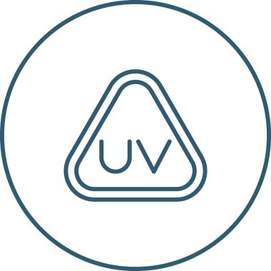 Üçgen işareti simgesi. Web basit illüstrasyonu